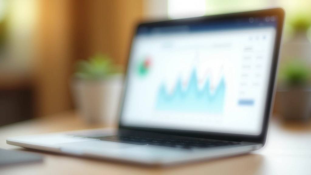 Tableau de bord budgétaire avec graphique de progression d'épargne