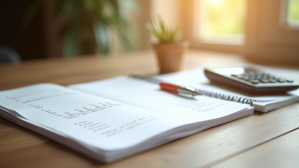 Tableau financier avec calculs de dépenses mensuelles et objectif d'épargne noté