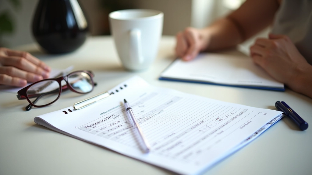 Livret d'épargne et documents bancaires sur une table avec lunettes de lecture