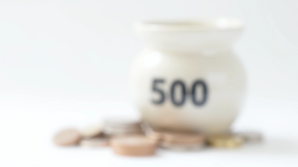 Petit objectif : 500 euros dans tirelire